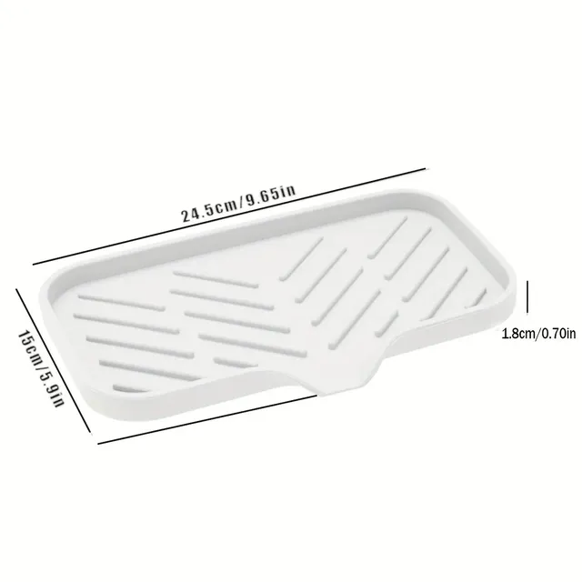 Plateau d'évier en Silicone avec vidange – vue 4