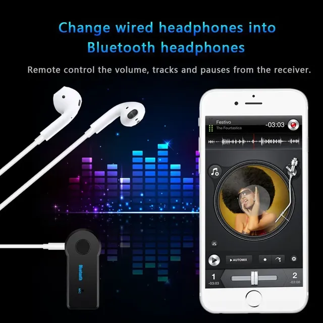 2 en 1 sans fil Bluetooth 5.0 récepteur 3.5mm jack pour… – vue 3