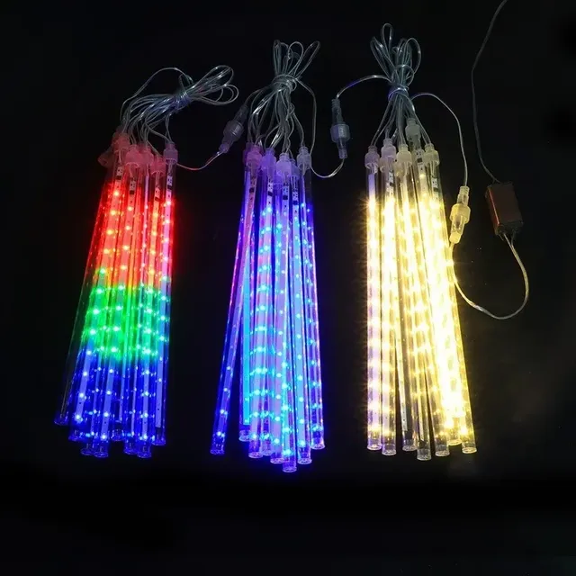 LED pluie de météores lumières étanche chute de pluie… – vue 4