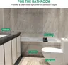 Barrière d'eau de douche pliable auto-adhésive bande de… – vue 5