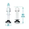 Boulon siège toilette universel plastique caoutchouc… – vue 1