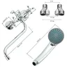 Robinet mural baignoire douche chrome alliage zinc… – vue 2