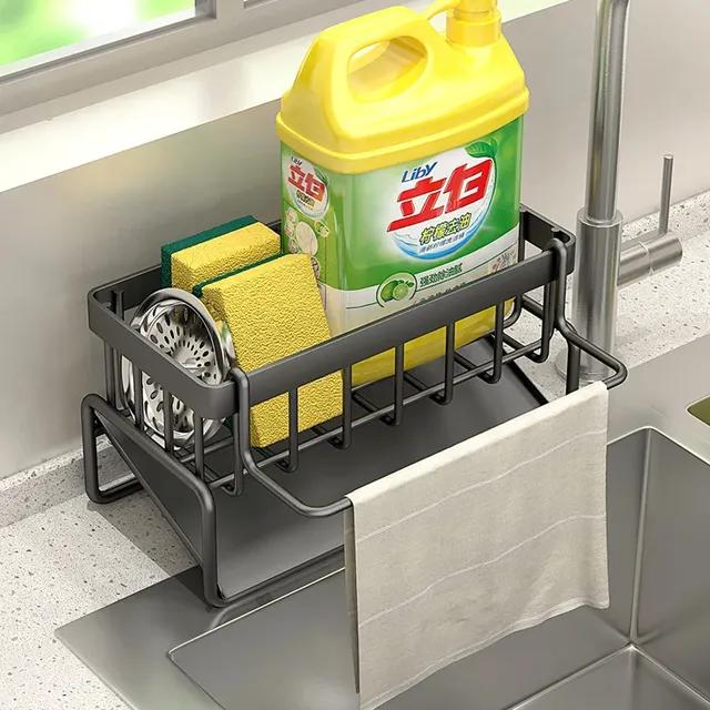 Égouttoir d'évier de cuisine en acier inoxydable – vue 2