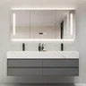 Armoire de salle de bain grise – vue 2