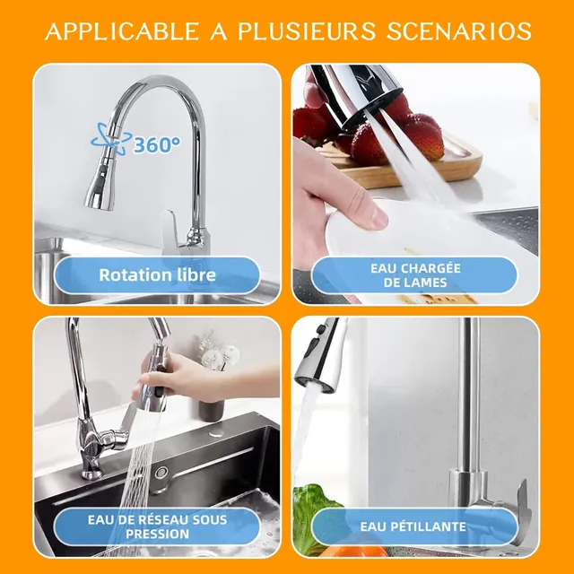 Pulvérisateur de Tension de robinet de cuisine – vue 6