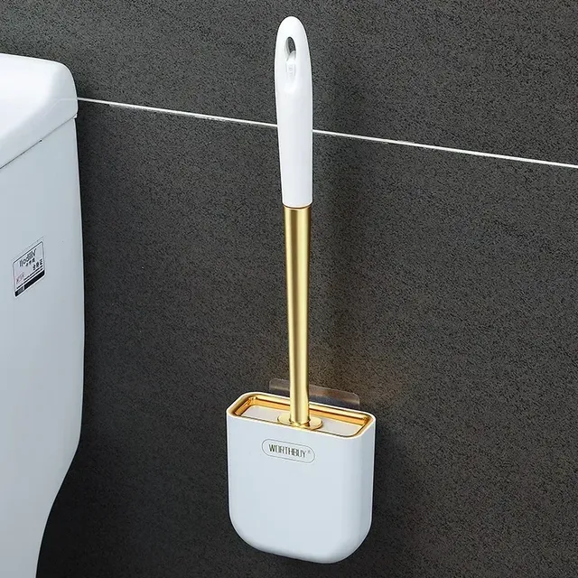Brosse de toilette murale de luxe en Silicone – vue 3