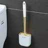 Brosse de toilette murale de luxe en Silicone – vue 3
