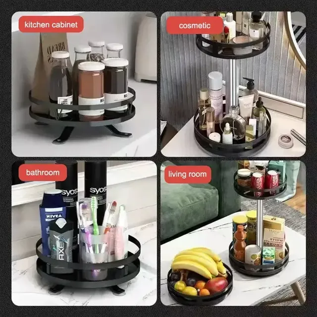 360 ° Étagère à épices rotative en acier au carbone – vue 5