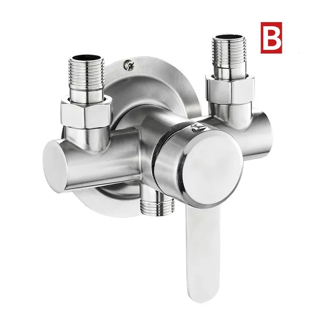Mitigeur mural monocommande acier inoxydable brossé… – vue 4