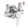 Mitigeur mural monocommande acier inoxydable brossé… – vue 4