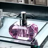 Bouteille de Lotion à pression en verre de cristal – vue 5