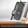 Support de douche chromé réglable – vue 2