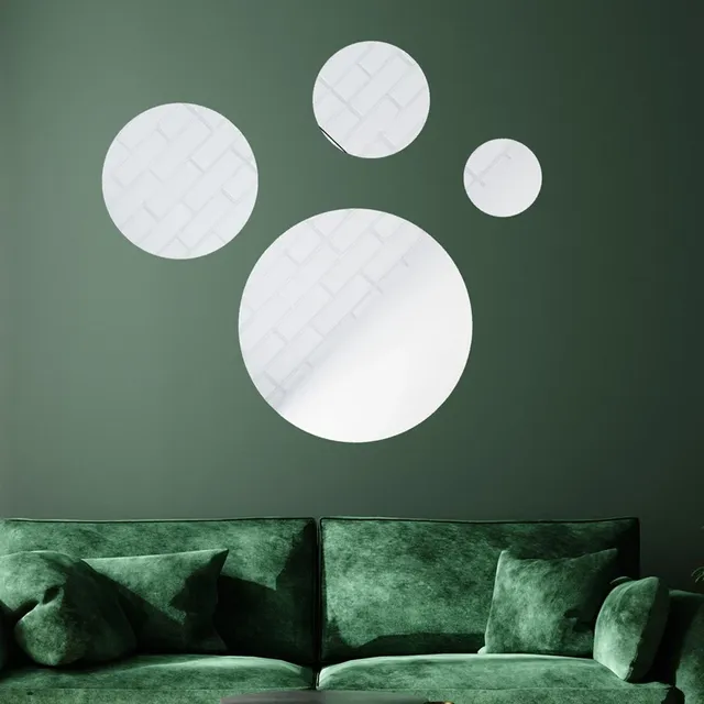 Autocollant miroir rond auto-adhésif 10 à 30CM – vue 3