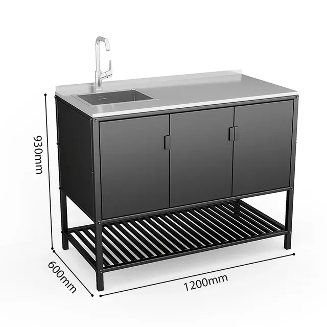 Armoire cuisine extérieure personnalisable acier laminé… – vue 2