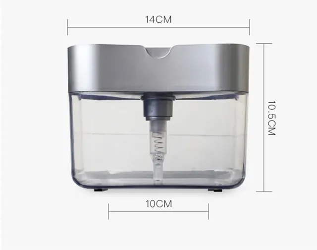 Distributeur doseur savon liquide pompe pression porte… – vue 6