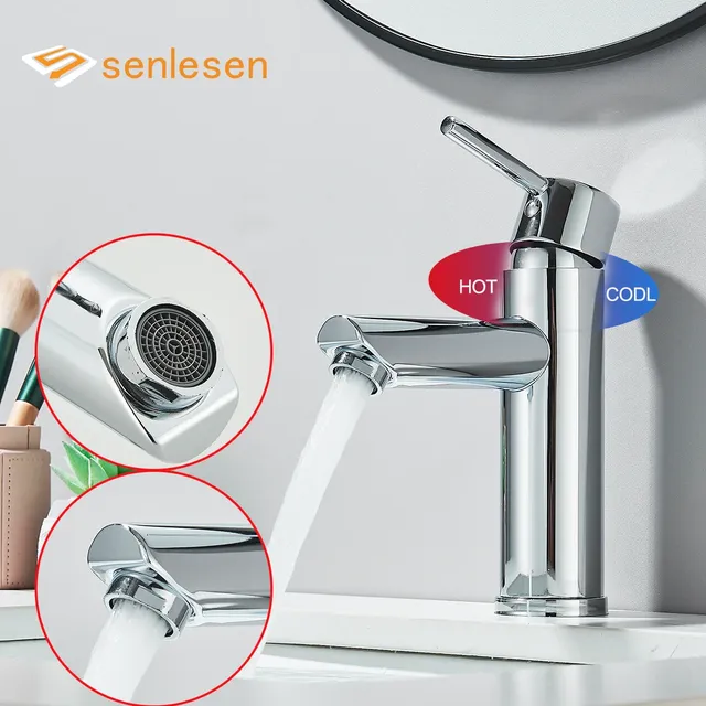 Robinet lavabo galvanisé acier inoxydable mitigeur… – vue 4