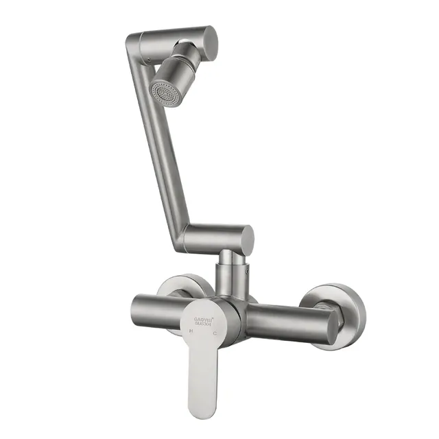 Robinet de lavabo pliable en acier inoxydable – vue 2
