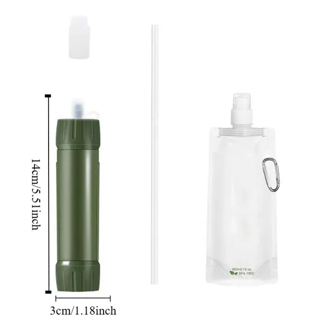 Mini Mini filtre à eau paille paille Purification… – vue 6