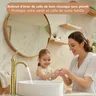 Robinets de lavabo en or brossé – vue 2