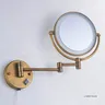 Miroir de maquillage doré – vue 3