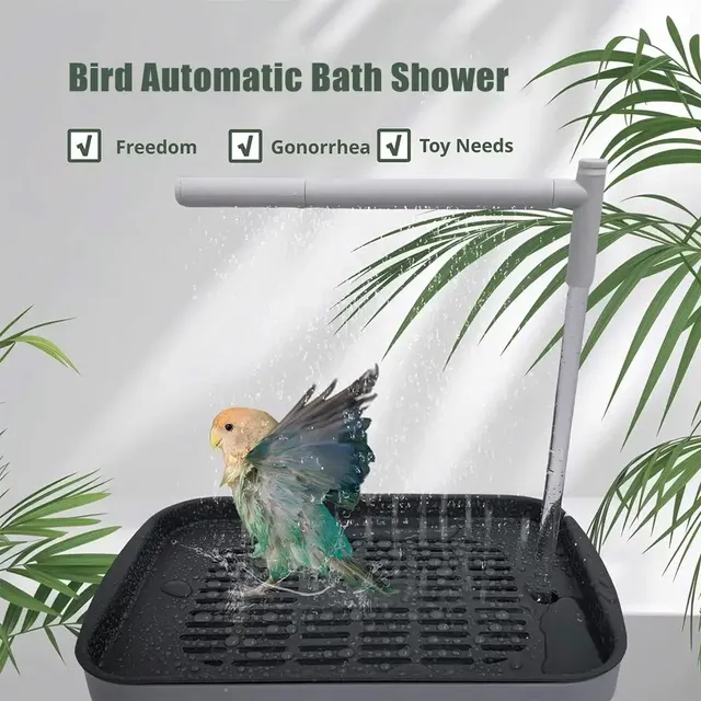 Baignoire automatique pour perroquets et oiseaux – vue 4