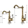 Robinet de salle de bains en laiton Antique – vue 6