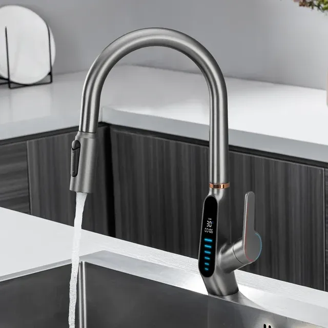 Robinet de cuisine tout en cuivre – vue 5
