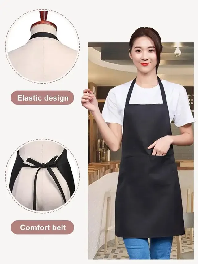 Tablier cuisine réglable unisexe imperméable anti… – vue 6