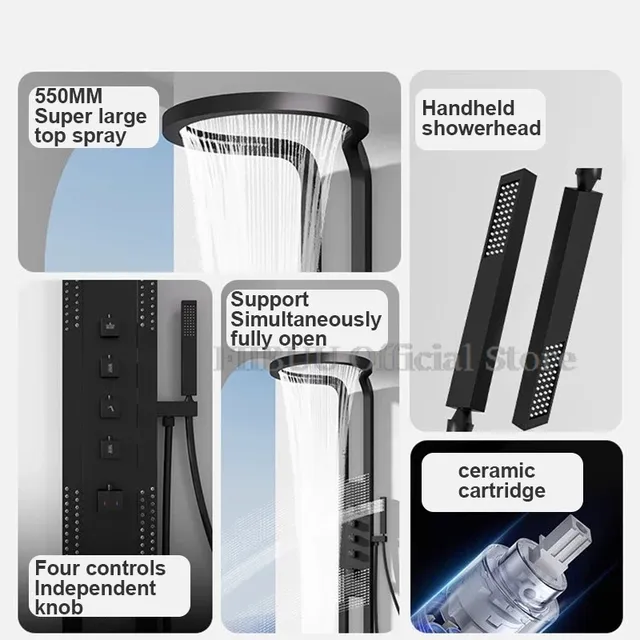 Pommeau de douche de luxe pour HOShower – vue 5