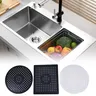 Tapis égouttoir silicone antidérapant alimentaire non… – vue 1