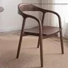 Chaises de table à manger en bois massif – vue 5