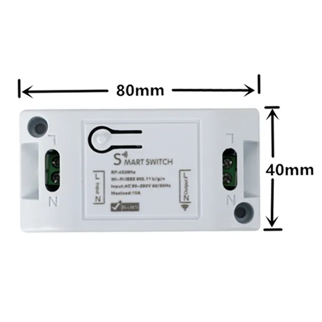 Commutateur intelligent sans fil – vue 4