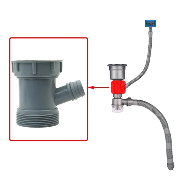 Adaptateur bifurcation tuyau vidange évier crépine…