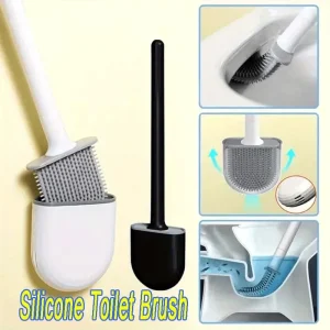 Accessoires pour bain, brosse de toilette pour le nettoyage, brosse de toilette sans coins morts, outil de lavage des toilettes, ensemble de nettoyage mural