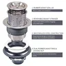 Panier filtre évier acier inox304 brossé doré nickelé or… – vue 5