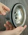 Bouchon d'évier en acier inoxydable avec trop-plein ou… – vue 6