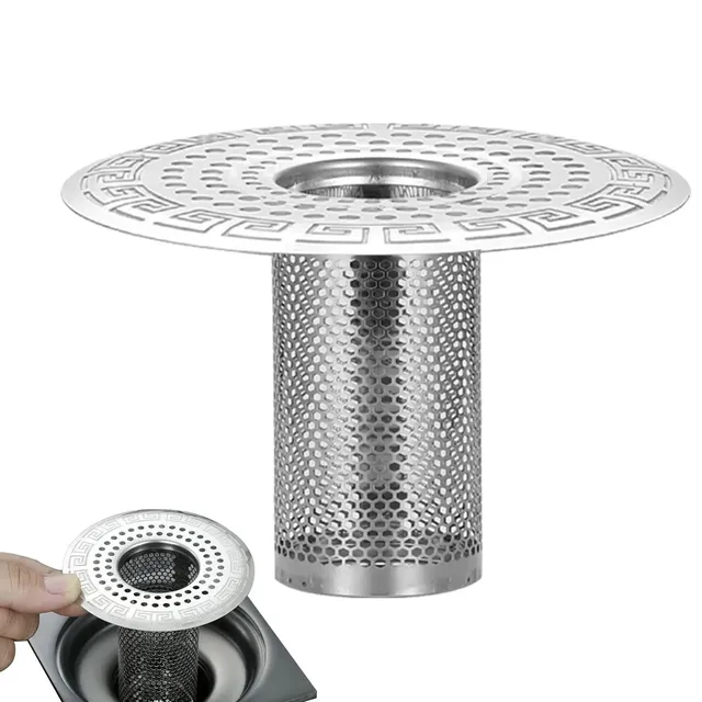 Crépine d'évier filtre de vidange de sol maille en acier… – vue 2