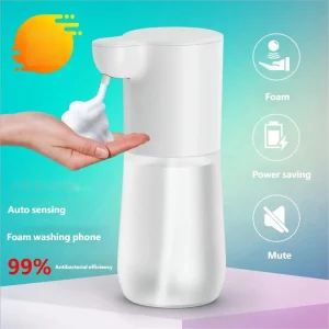 Distributeur automatique de savon, distributeur de mousse, capteur intelligent, sans contact, chargement USB, Machine de désinfectant pour les mains, 350ml