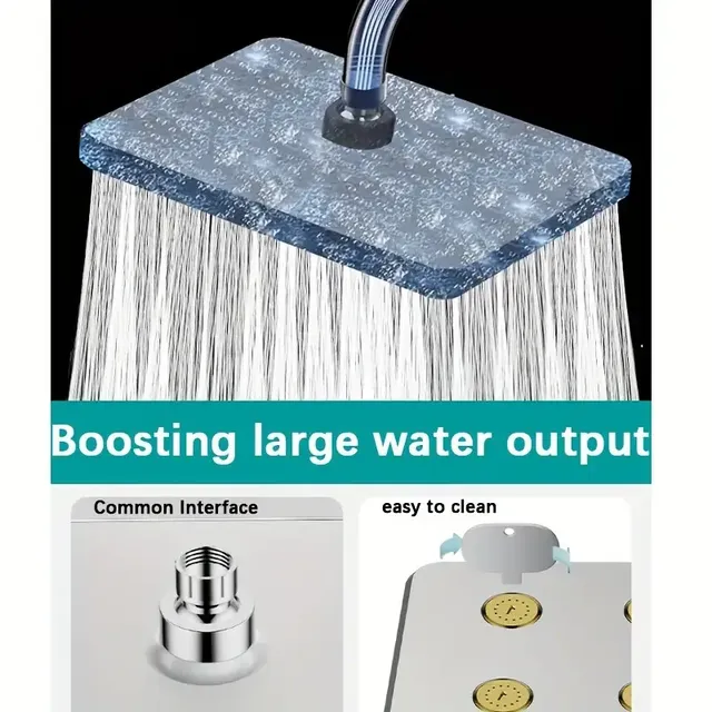Pommeau de douche haute pression pour salle de bain – vue 2