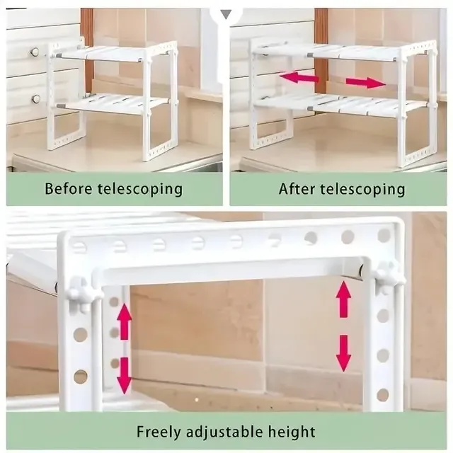 Organisateur évier armoire cuisine rangement modulable… – vue 5