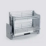 Système de mécanisme de levage moderne pour armoire de cuisine, panier métallique, étagères d&rsquo;étagères, ascenseur à nervures verticales, stockage de boissons alimentaires