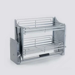 Système de mécanisme de levage moderne pour armoire de cuisine, panier métallique, étagères d&rsquo;étagères, ascenseur à nervures verticales, stockage de boissons alimentaires