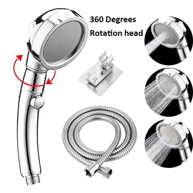 Pommeau de douche haute pression réglable