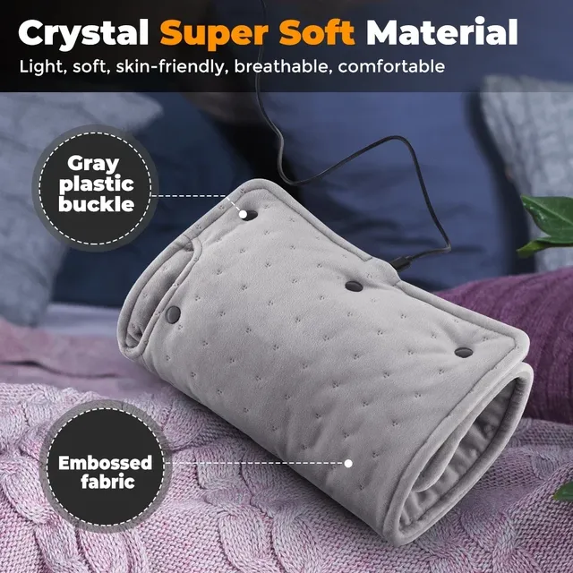 Coussin chauffant électrique portable super doux – vue 3