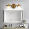 LED moderne miroir avant lumière 3/4 têtes cuivre… – vue 3