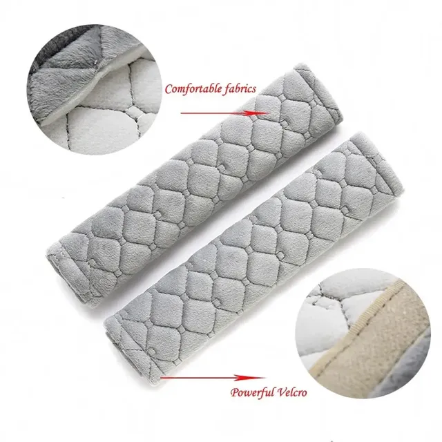 Style de voiture en peluche douce ceinture de sécurité… – vue 6