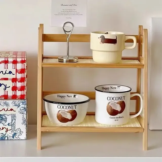 Étagère de rangement en bois pour cuisine – vue 5