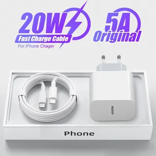Chargeur PD 20W Charge rapide USB C chargeur pour iPhone 15 14 13 Pro…