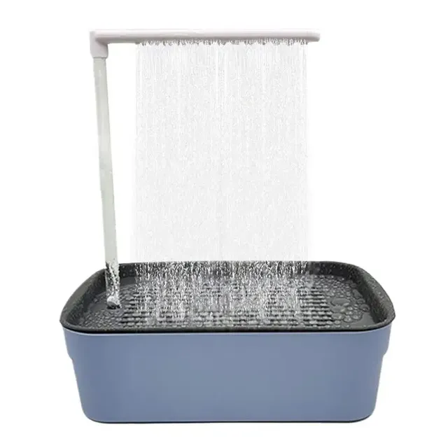 Baignoire automatique perroquet douche USB bleu ABS… – vue 4