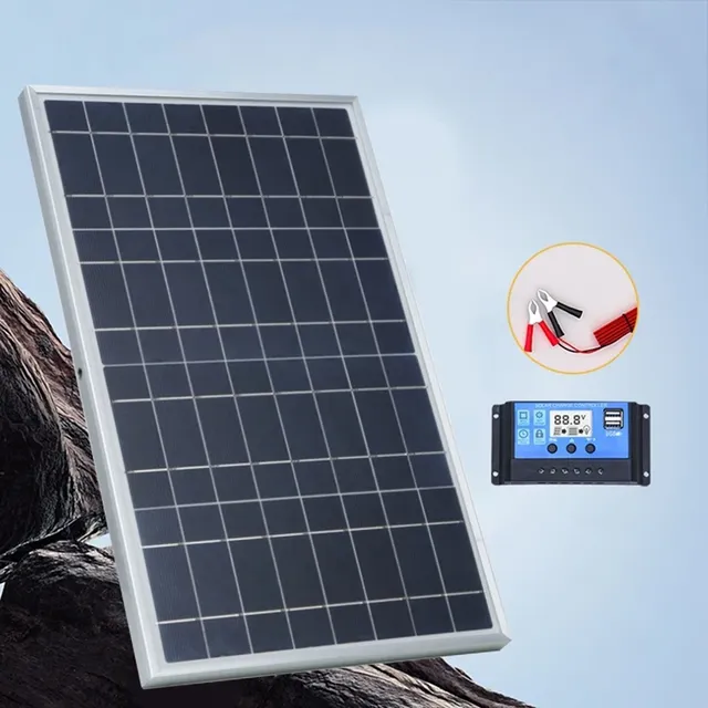 Kit panneau solaire portable 30W monocristallin pliable… – vue 5